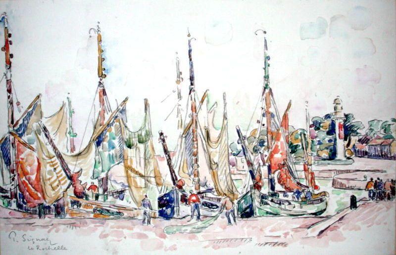 La Rochelle, Boats — Paul Signac