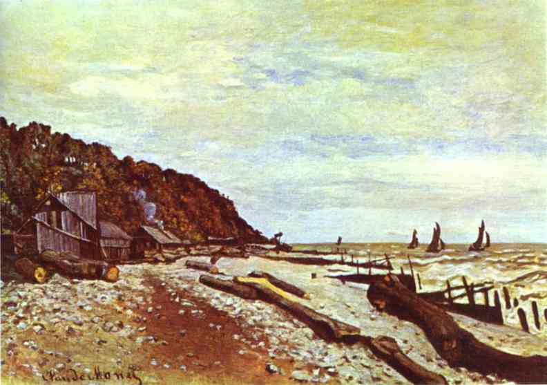 Shipyard Near Honfleur — Claude Monet