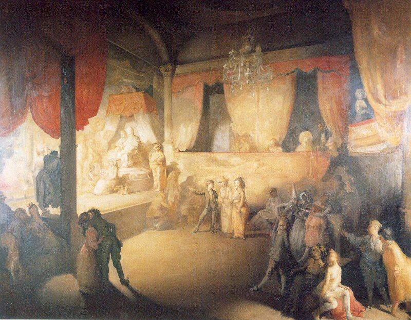 Play Scene From Hamlet — Sir William Newenham Montague Orpen