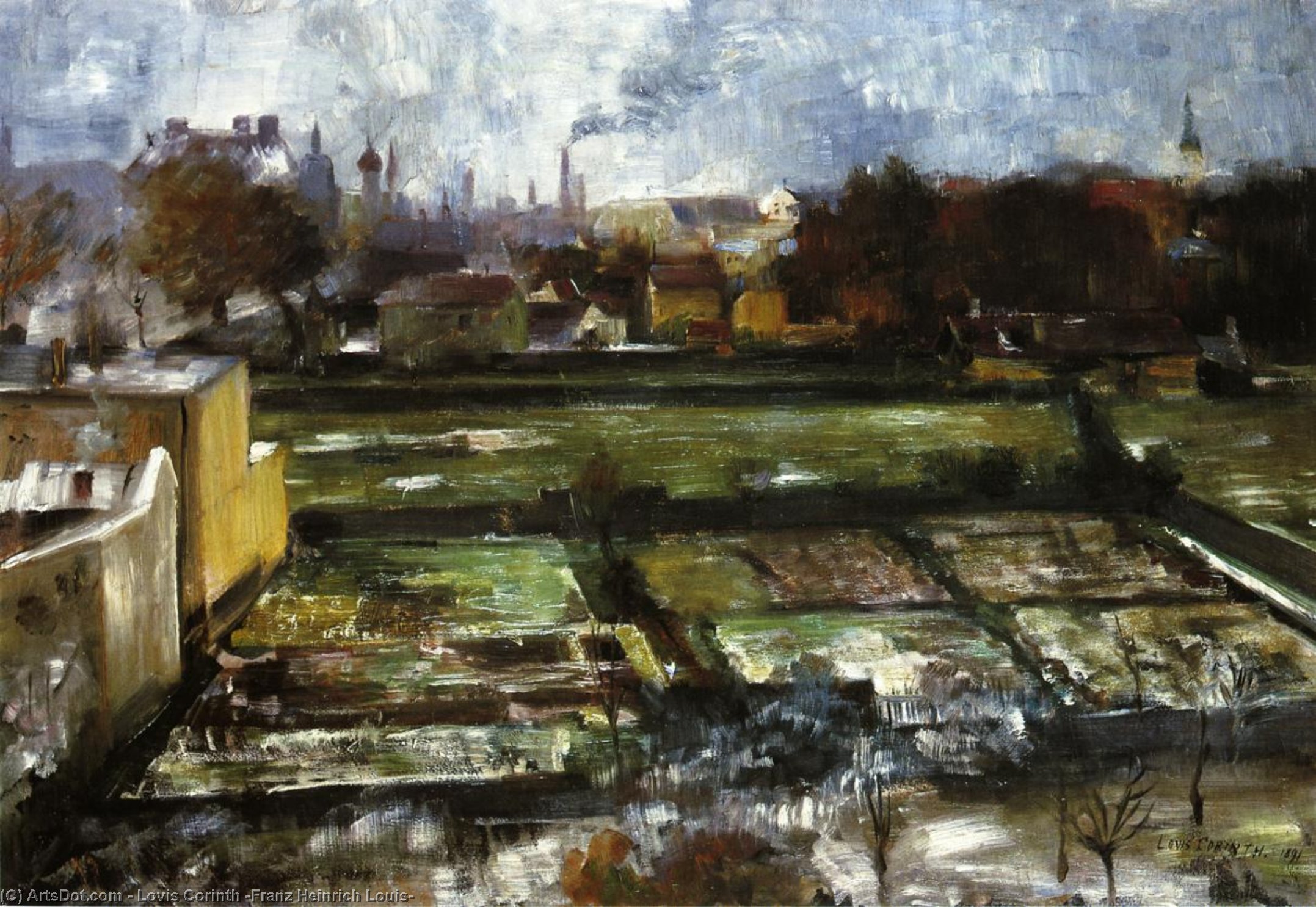 View From The Studio — Lovis Corinth