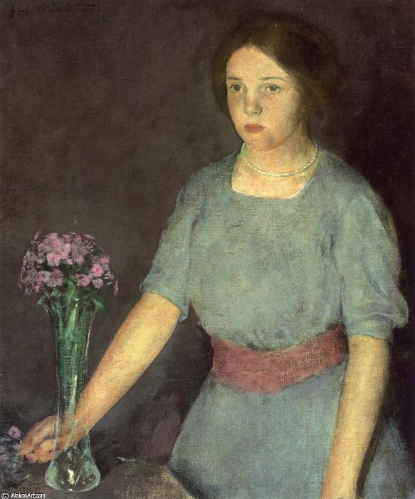 Girl With Vase — Charles Webster Hawthorne