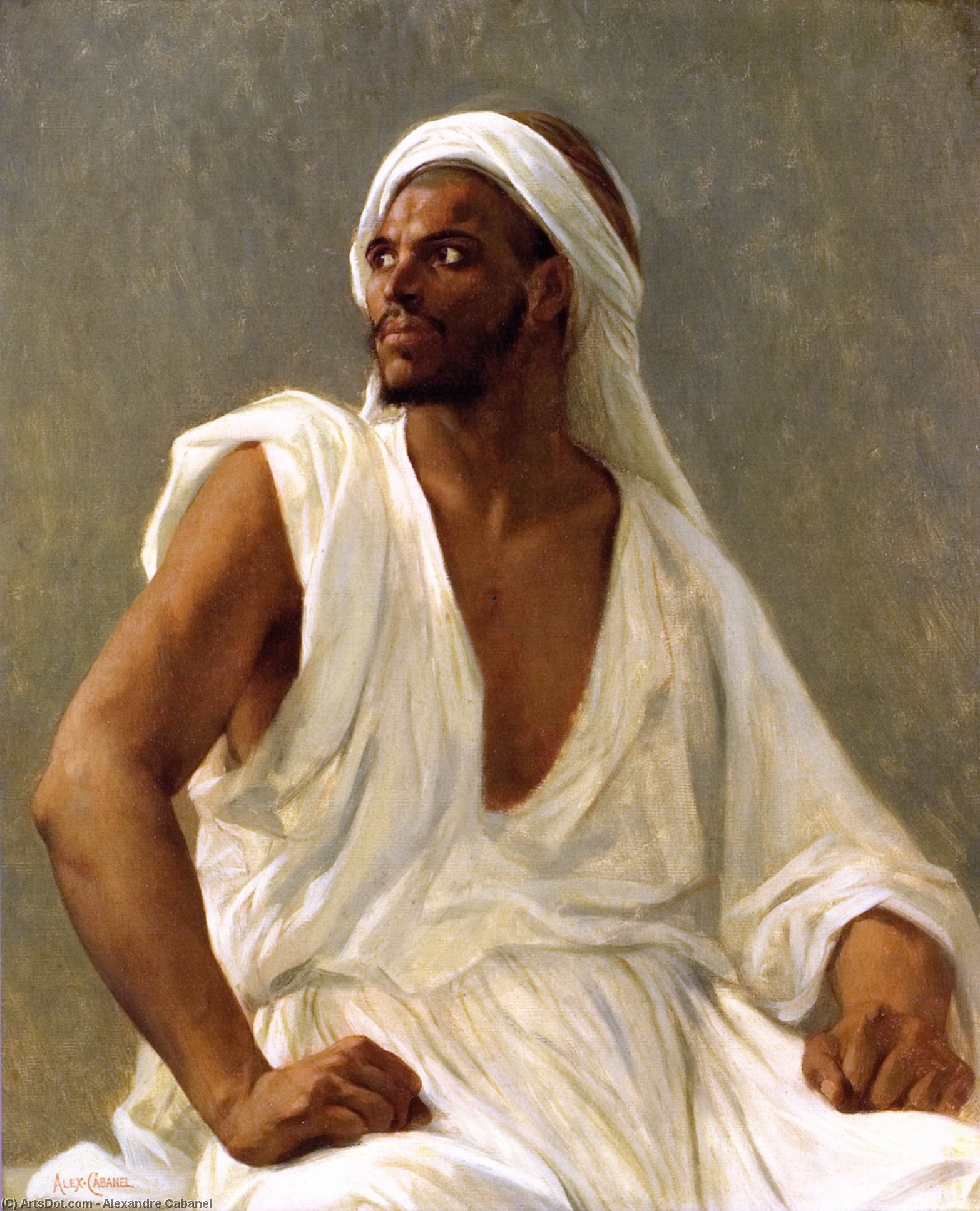 Portrait Of An Arab — Alexandre Cabanel
