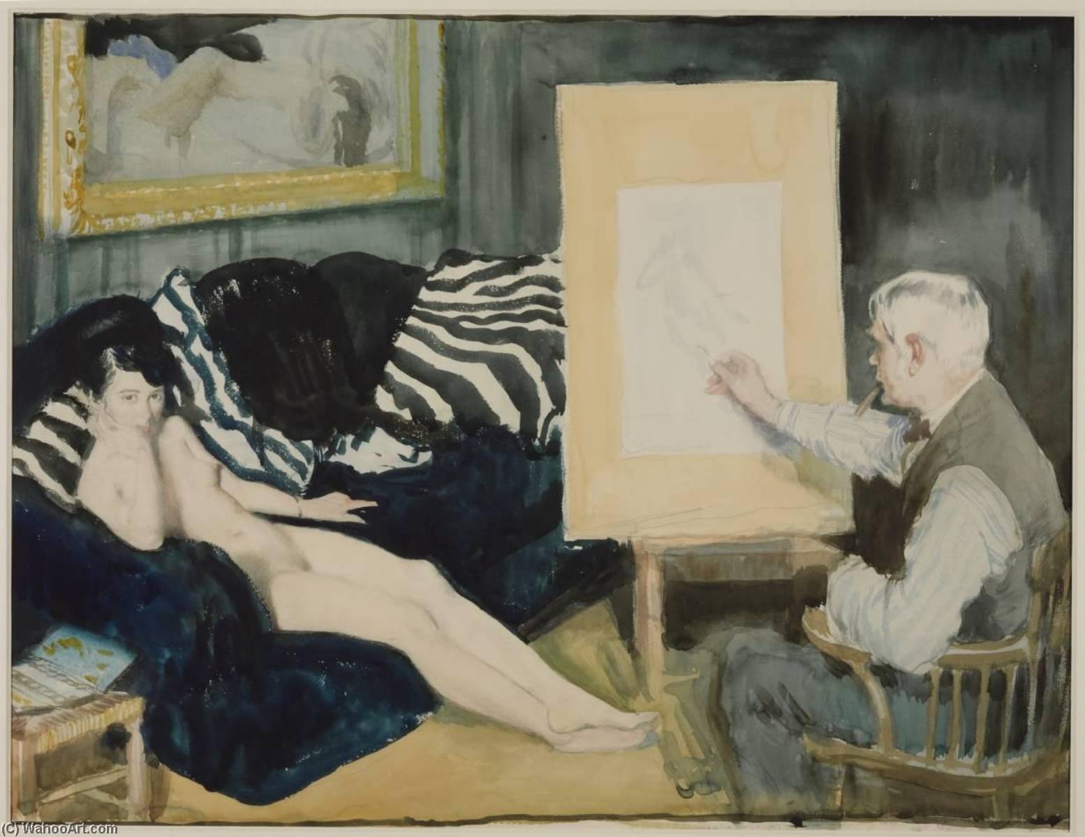 The Model — Sir William Newenham Montague Orpen