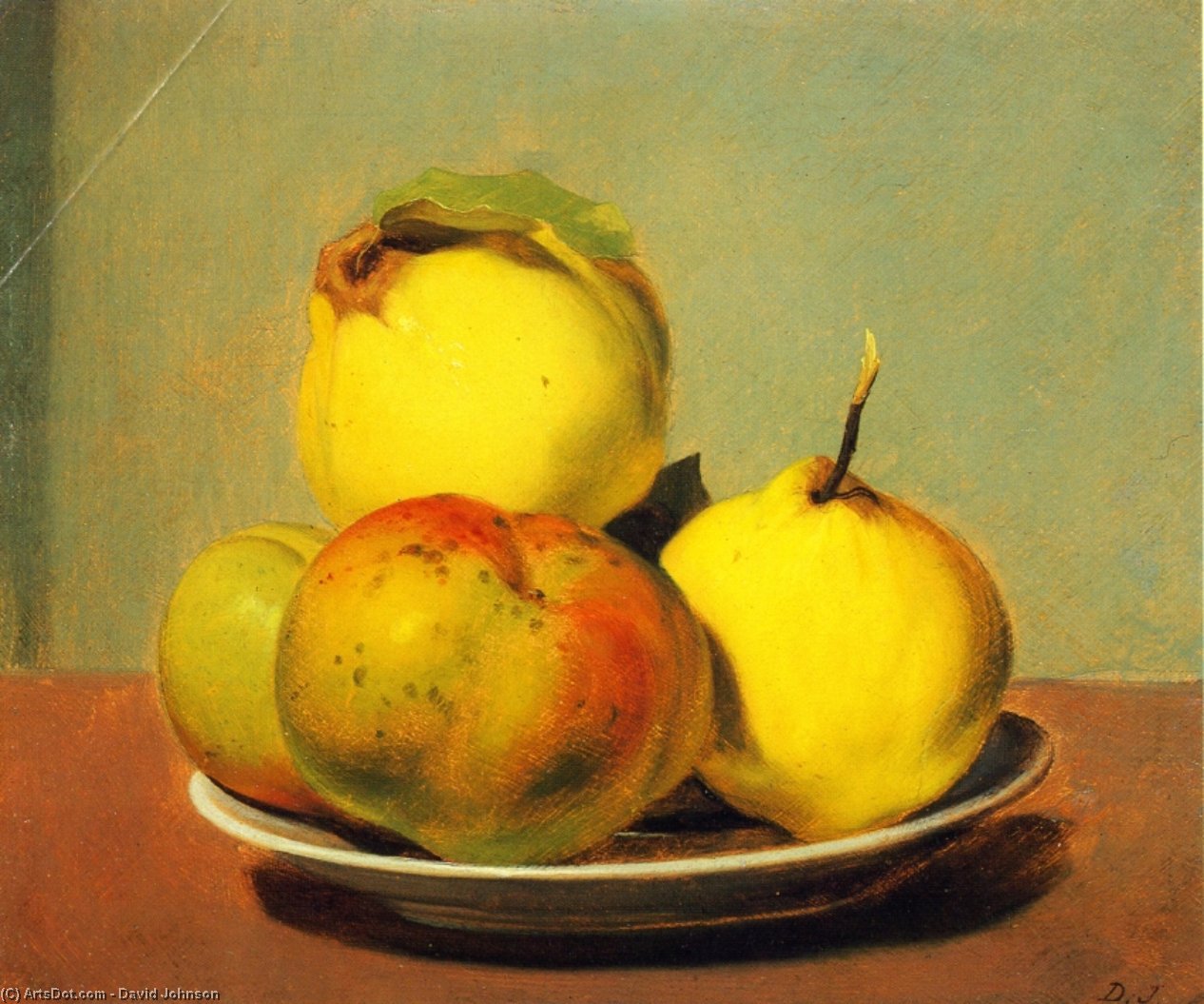 Dish Of Apples And Quinces — David Johnson