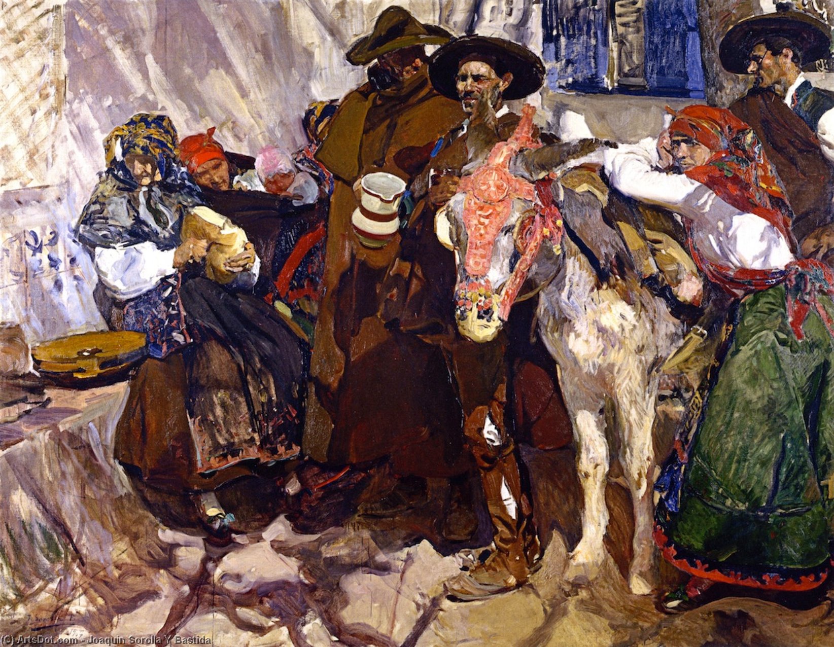 Villagers From Leon — Joaquín Sorolla Y Bastida