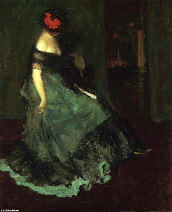 The Red Bow — Charles Webster Hawthorne