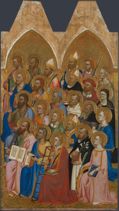 Adoring Saints - Right Main Tier Panel — Jacopo Di Cione