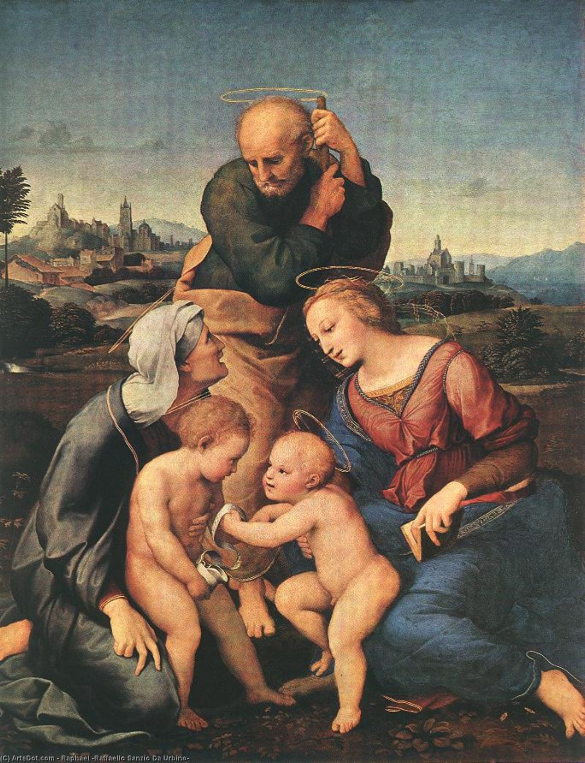 The Canigiani Madonna, Oil On Panel, 131 X - — Raphael