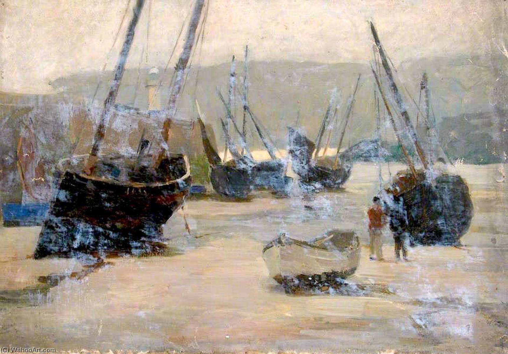 Harbour With Boats — William Henry Charlton