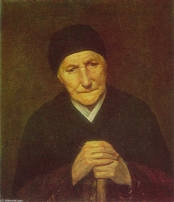 Portrait Of An Old Woman — Vasily Grigoryevich Perov