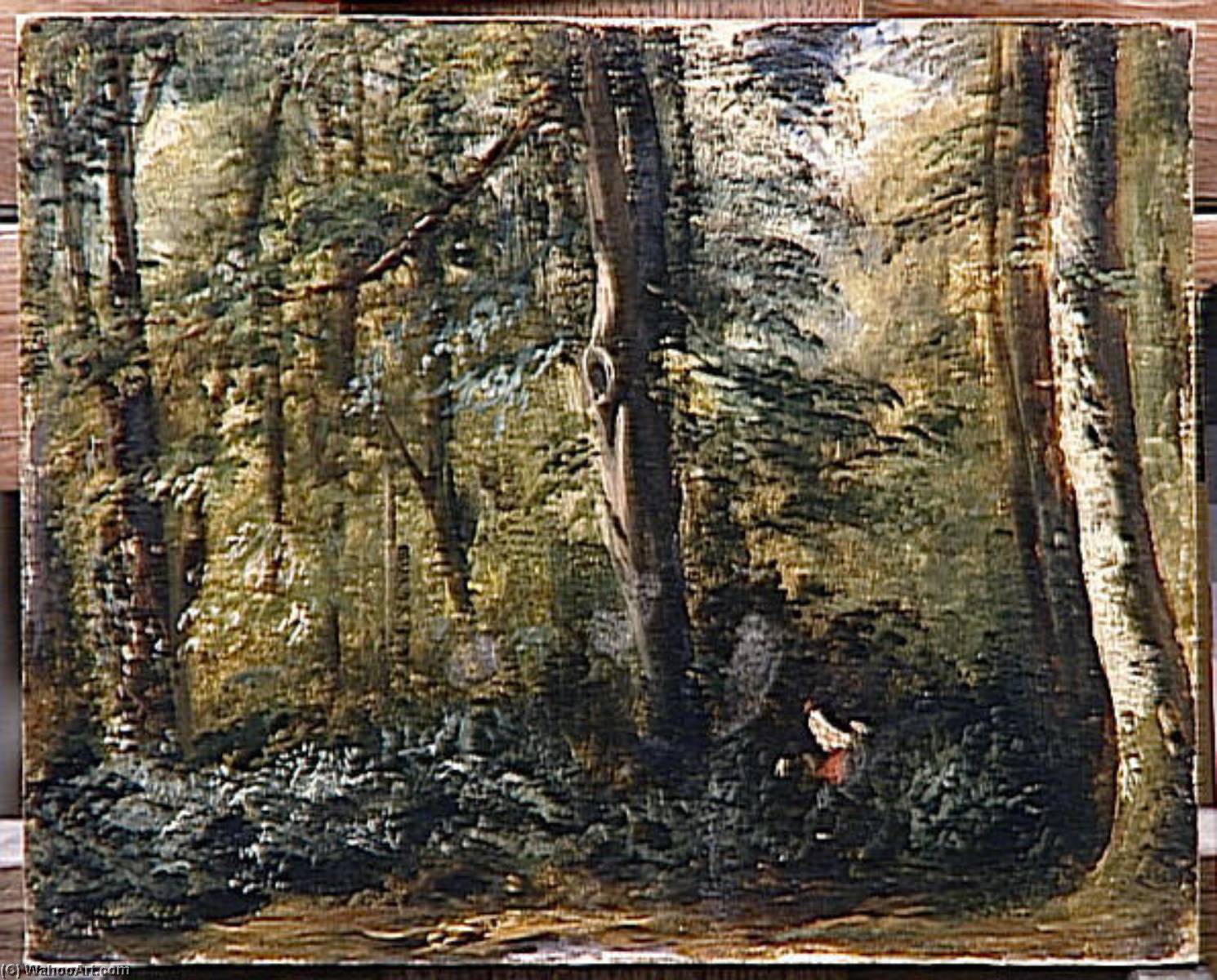 Interieur De Foret (compiegne) — Paul Huet
