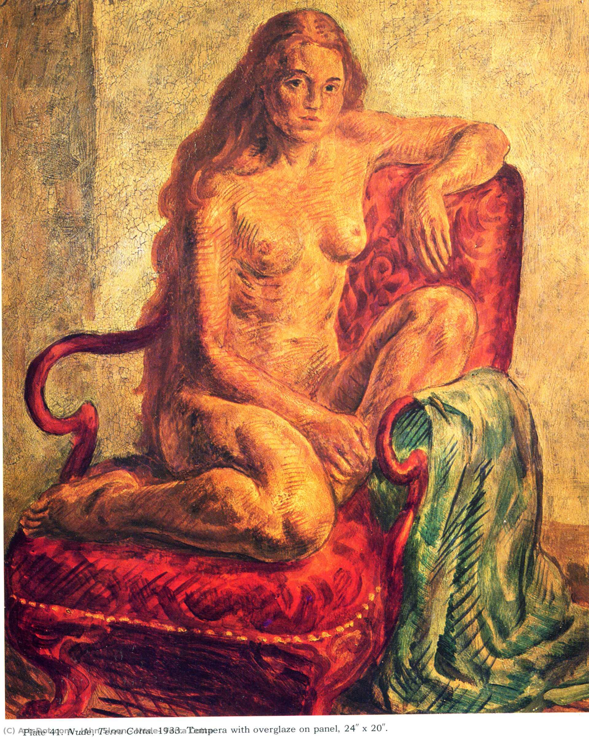 Nude, Terra Cotta — John French Sloan