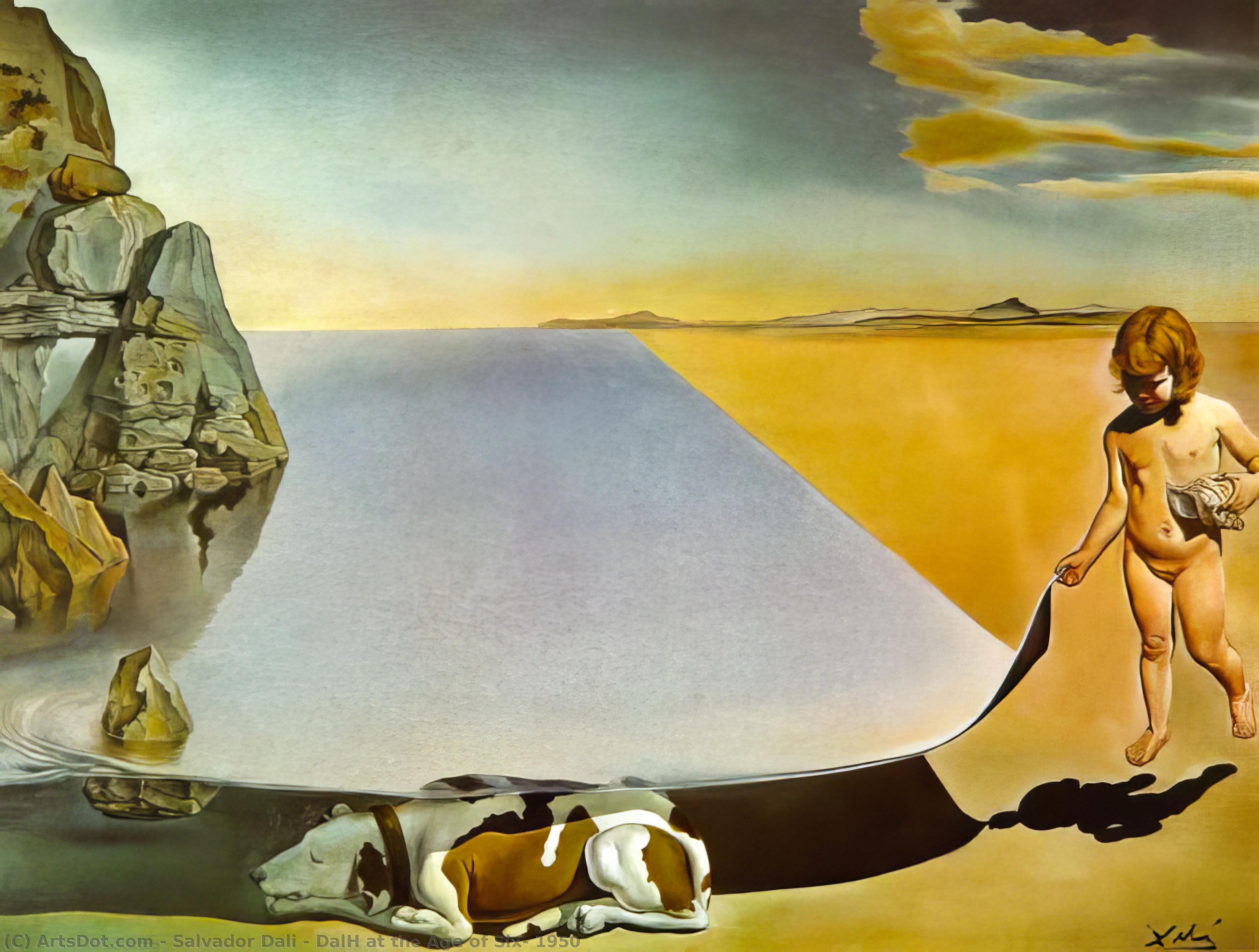 Dalh At The Age Of Six, 1950 — Salvador Dalí