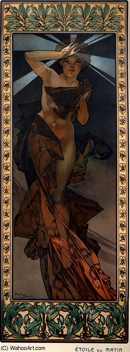 Morning Star Litho — Alphonse Mucha