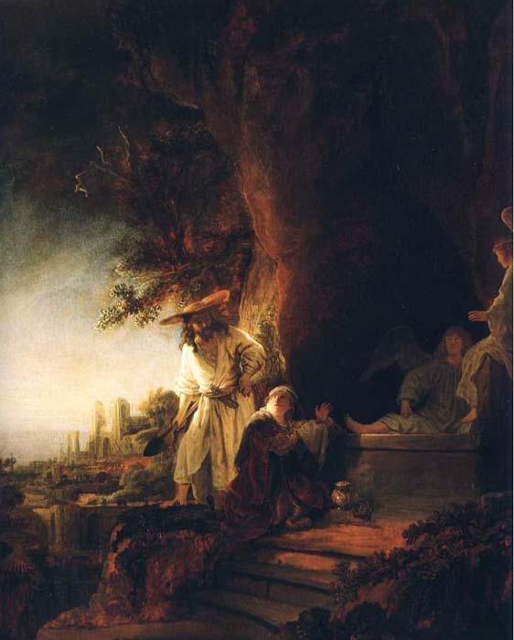 Apparition A Marie Madeleine, Londres Hhqc — Rembrandt Van Rijn
