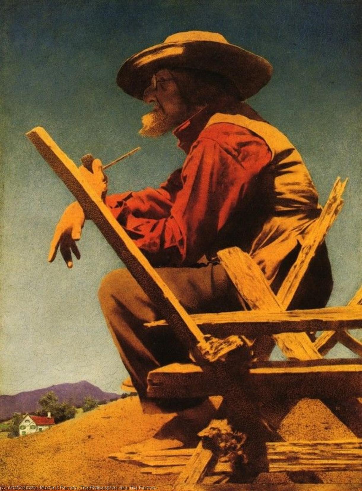 The Philosopher (aka The Farmer) — Maxfield Parrish