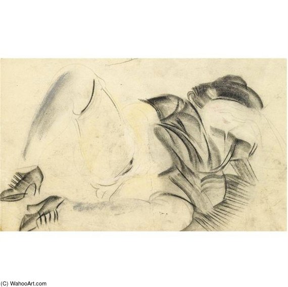 Erotic Drawings, 1 Double-sided — Boris Dmitrievich Grigoriev