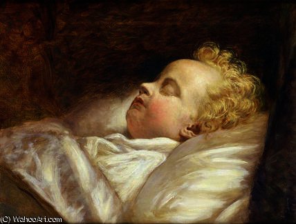 Young Frederick Asleep At Last — George Elgar Hicks