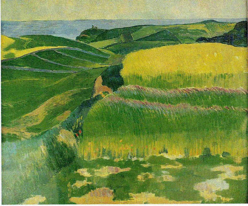 Les Blés Verts Au Pouldu — Paul Sérusier