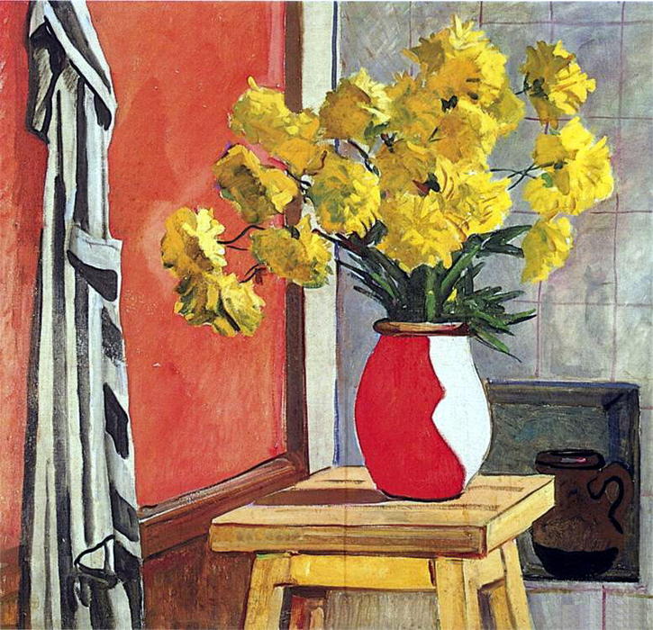 Still Life. Yellow Flowers — Aleksandr Deyneka