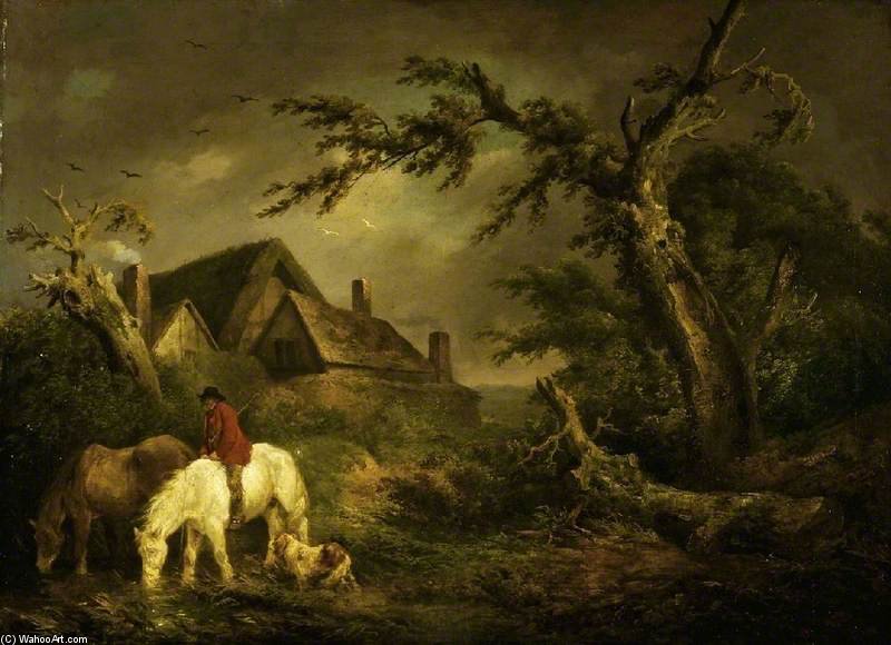 Watering Horses — George Morland