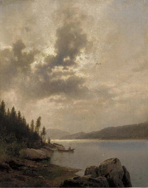 Boating On A Cloudy Day — Herman Herzog