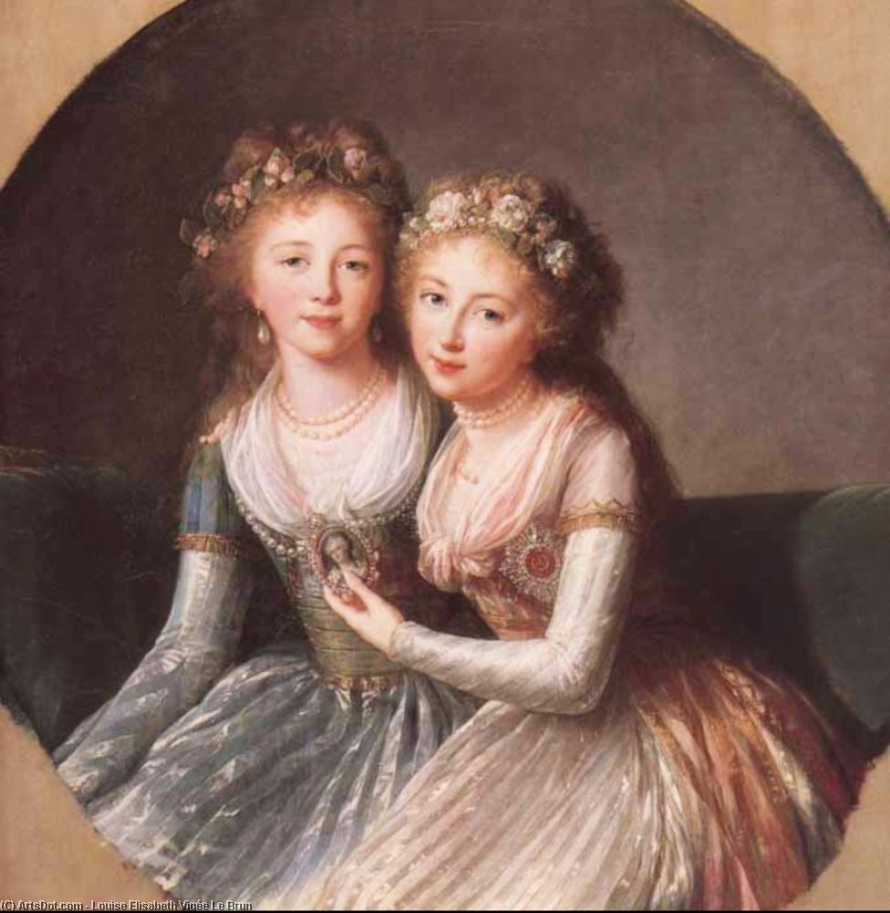 Alexandra And Elena Pavlovna — Louise Élisabeth Vigée Le Brun