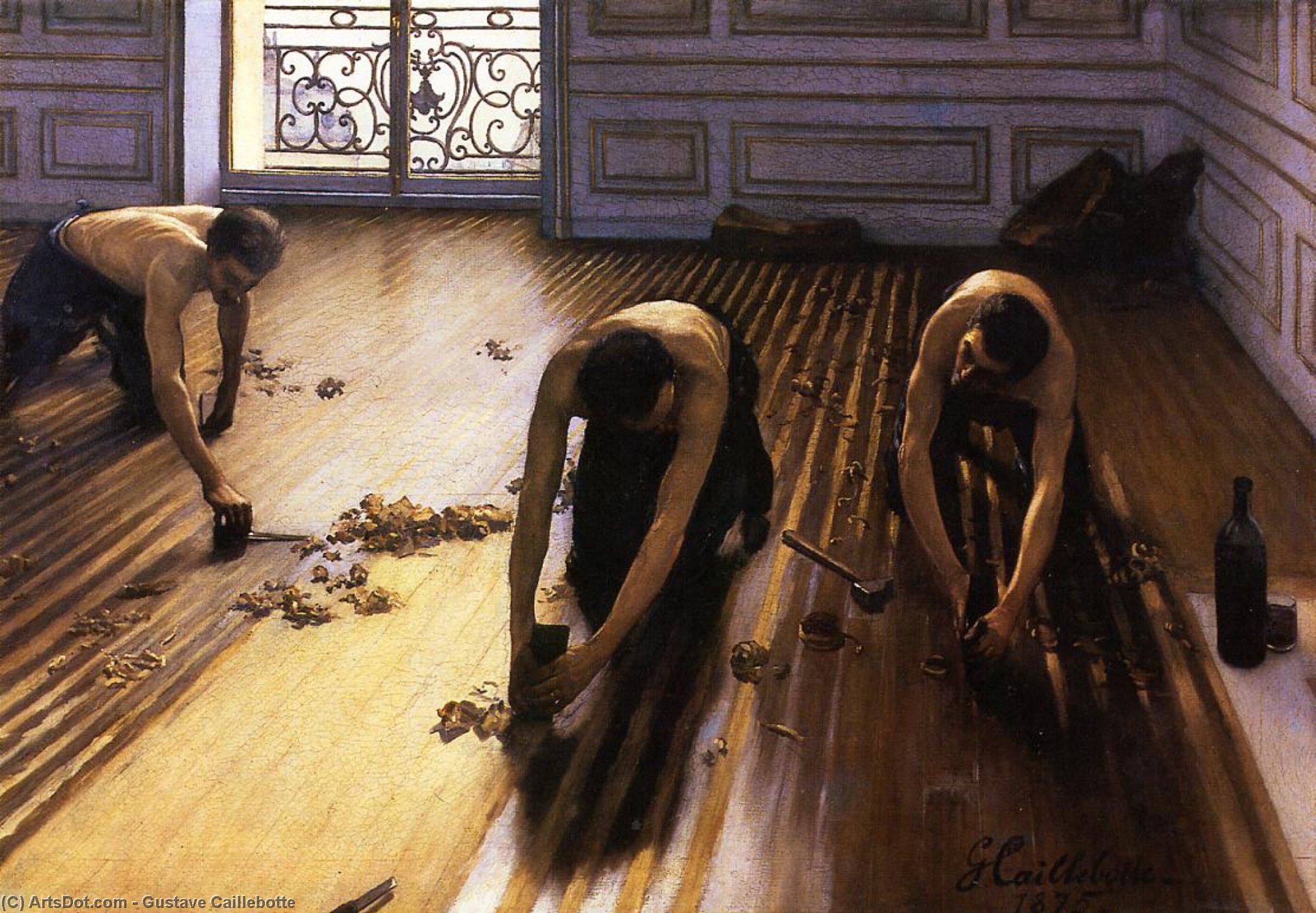The Floor Scrapers Aka The Floor Strippers — Gustave Caillebotte