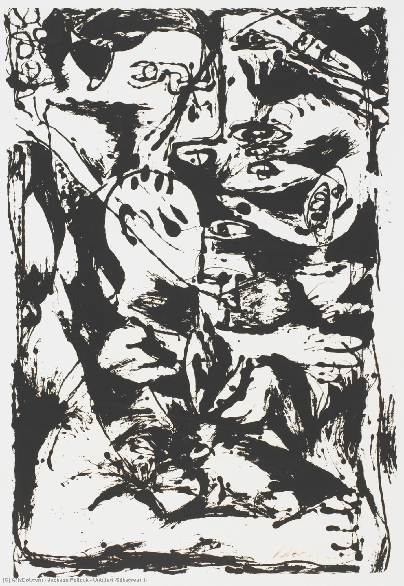 Untitled (silkscreen I) — Jackson Pollock