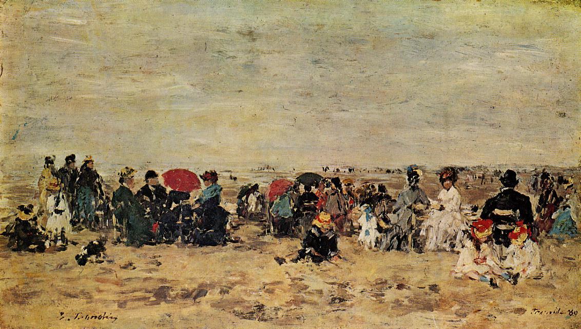 Beach Scene — Eugène Louis Boudin