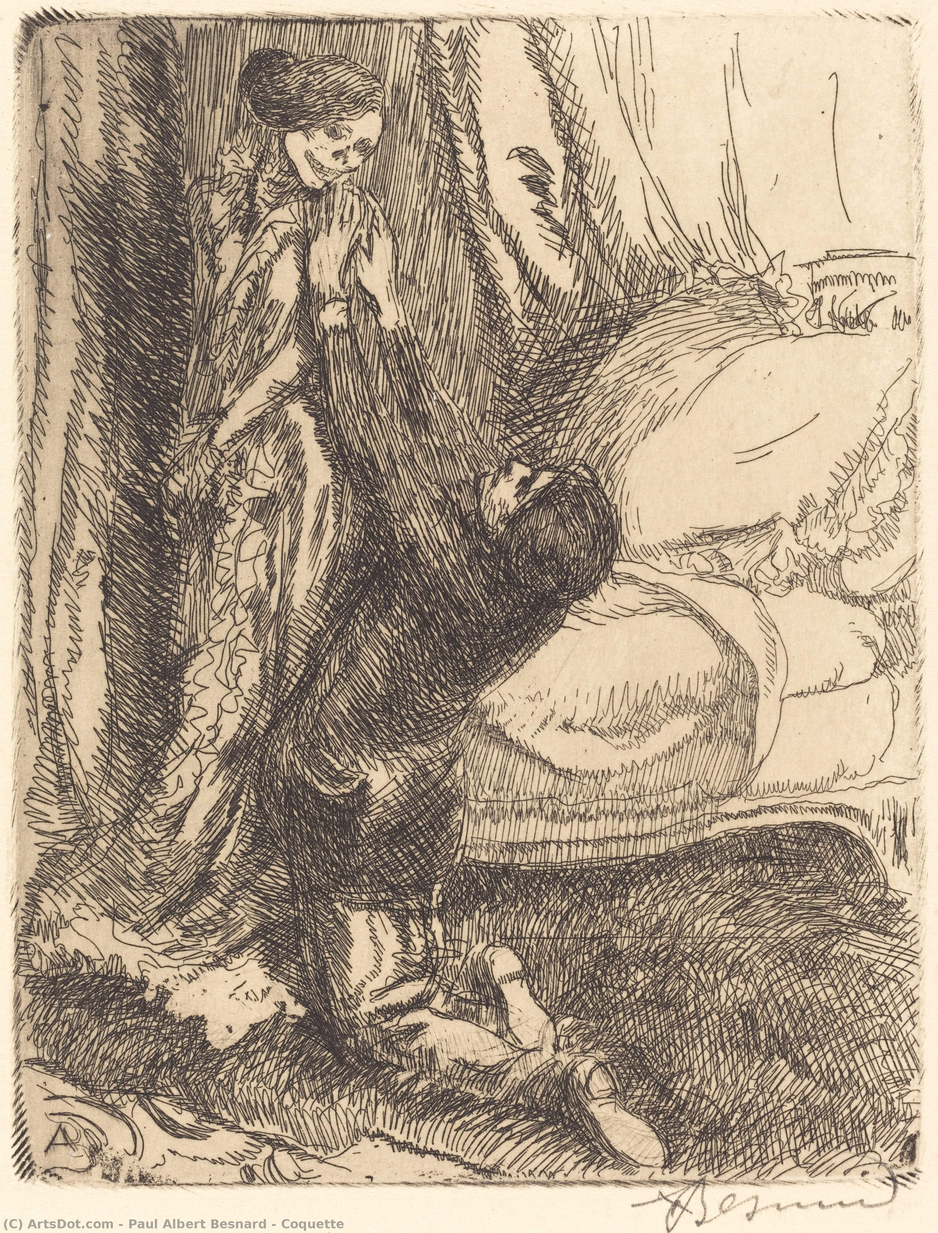 Coquette — Paul Albert Besnard