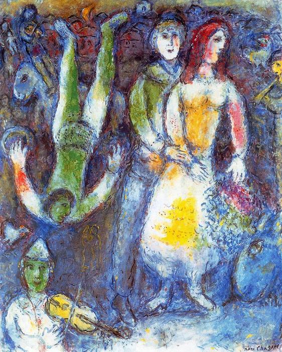 The Flying Clown — Marc Chagall