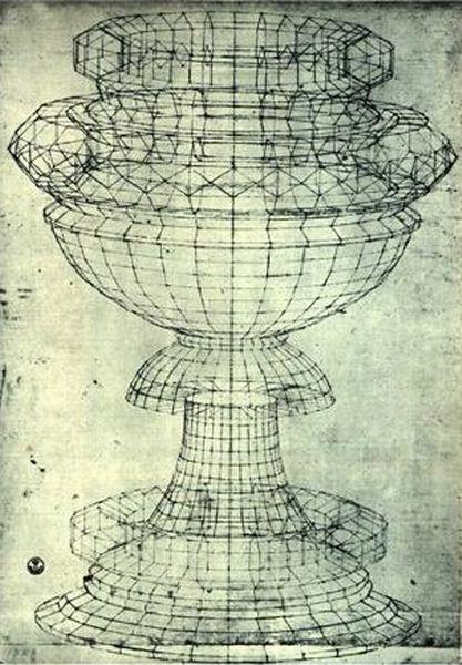 Studie Einer Chaliz — Paolo Uccello