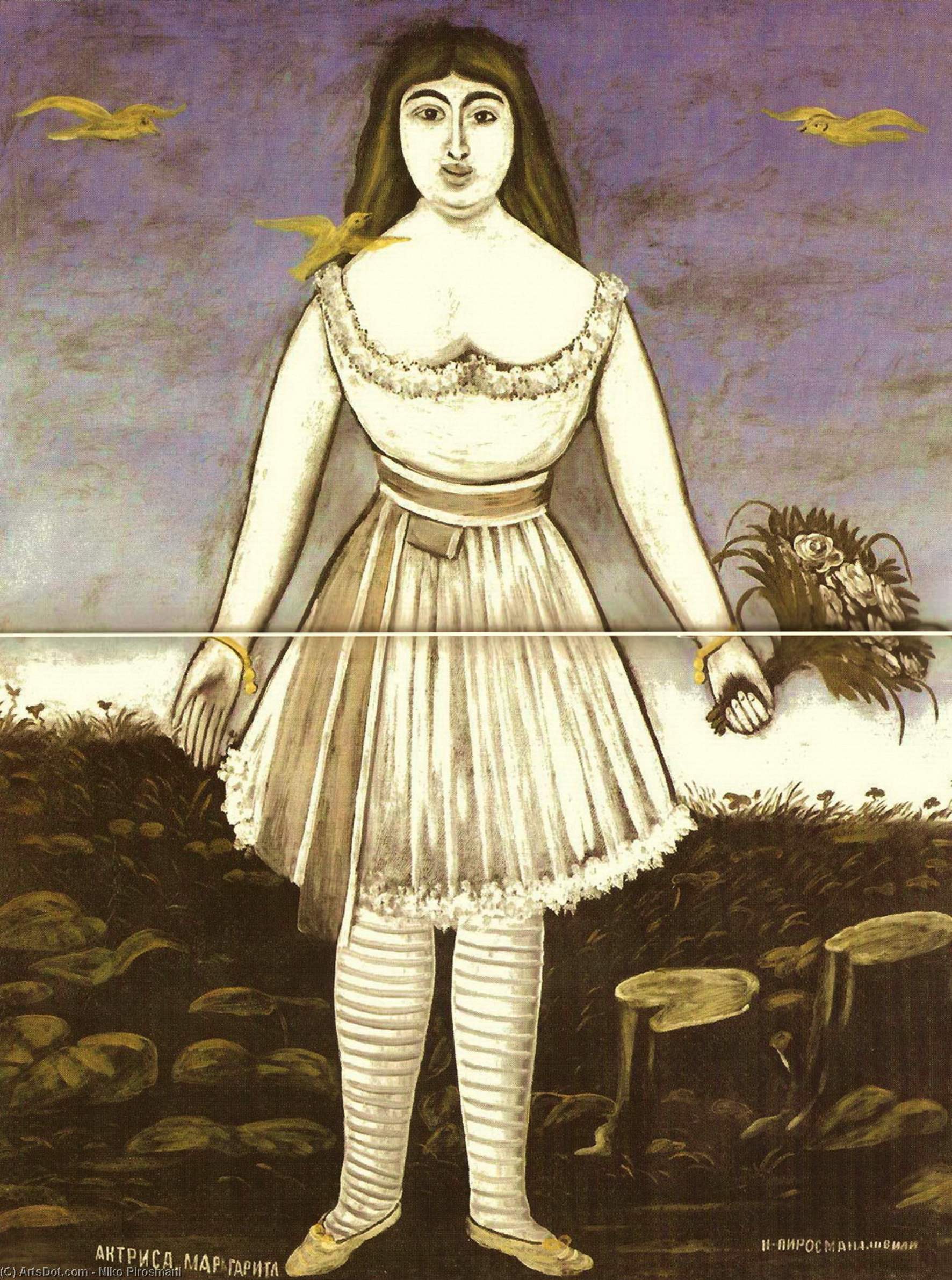 Actress Margaret — Niko Pirosmani