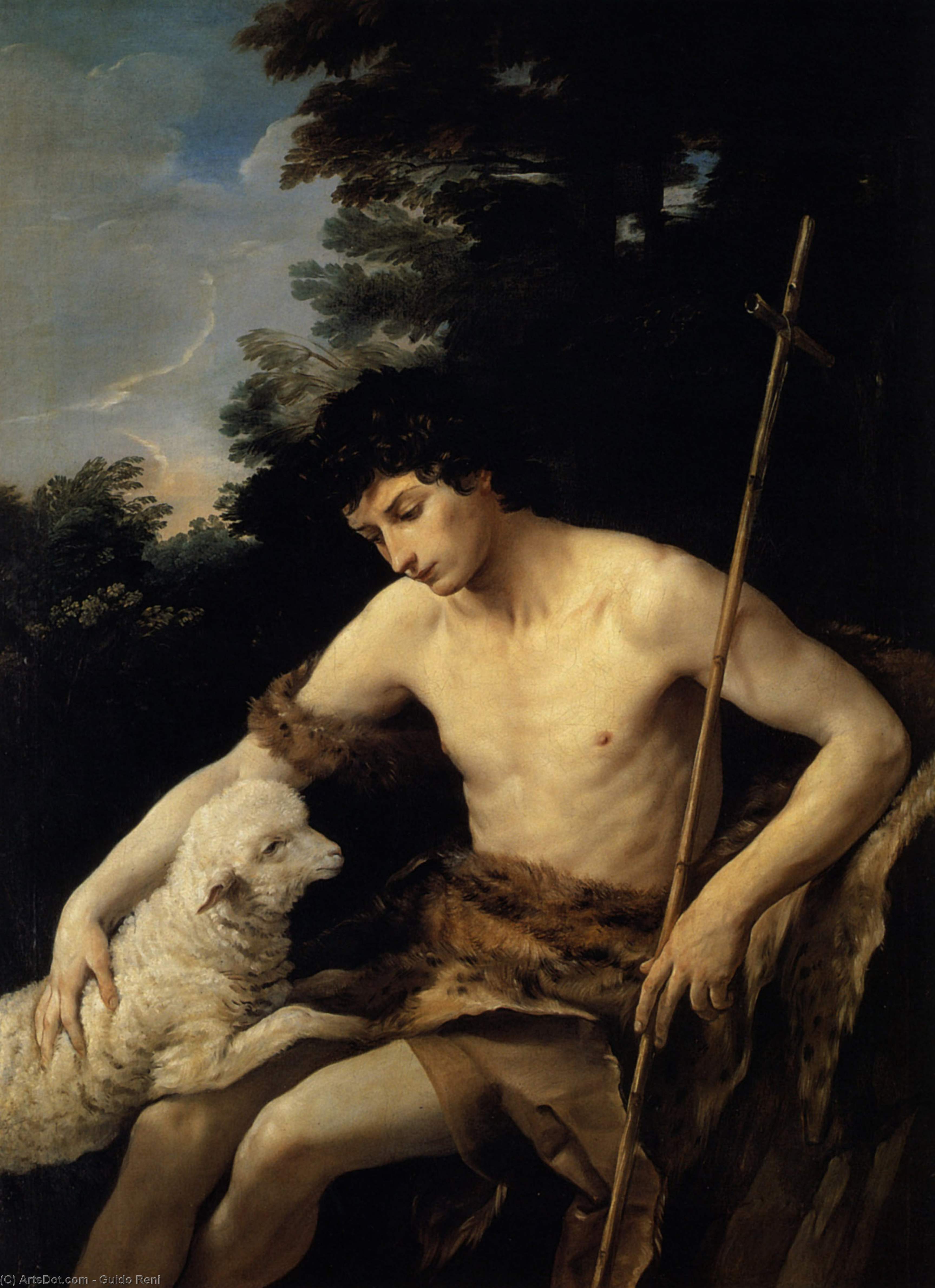 St. John The Baptist In The Wilderness — Reni Guido (le Guide)