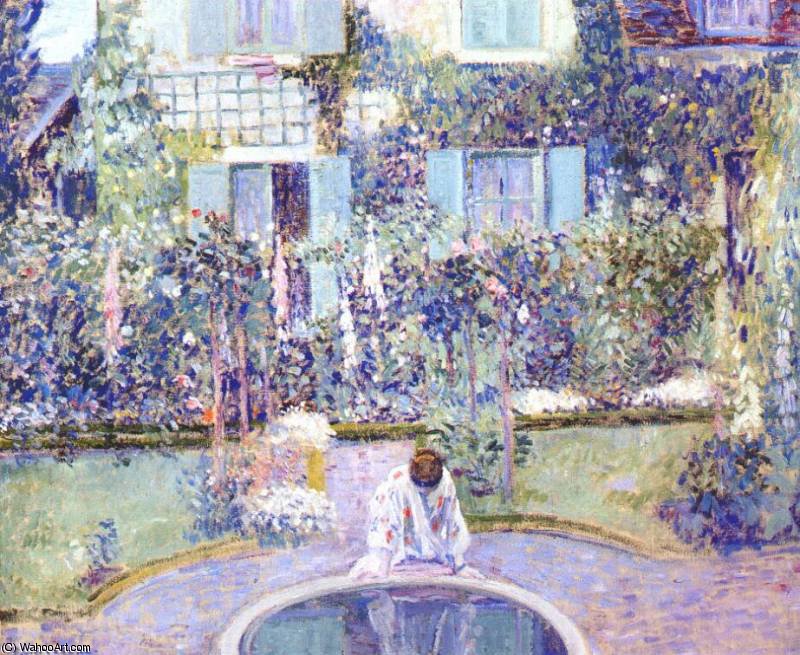 Garden Mirror — Frederick Carl Frieseke