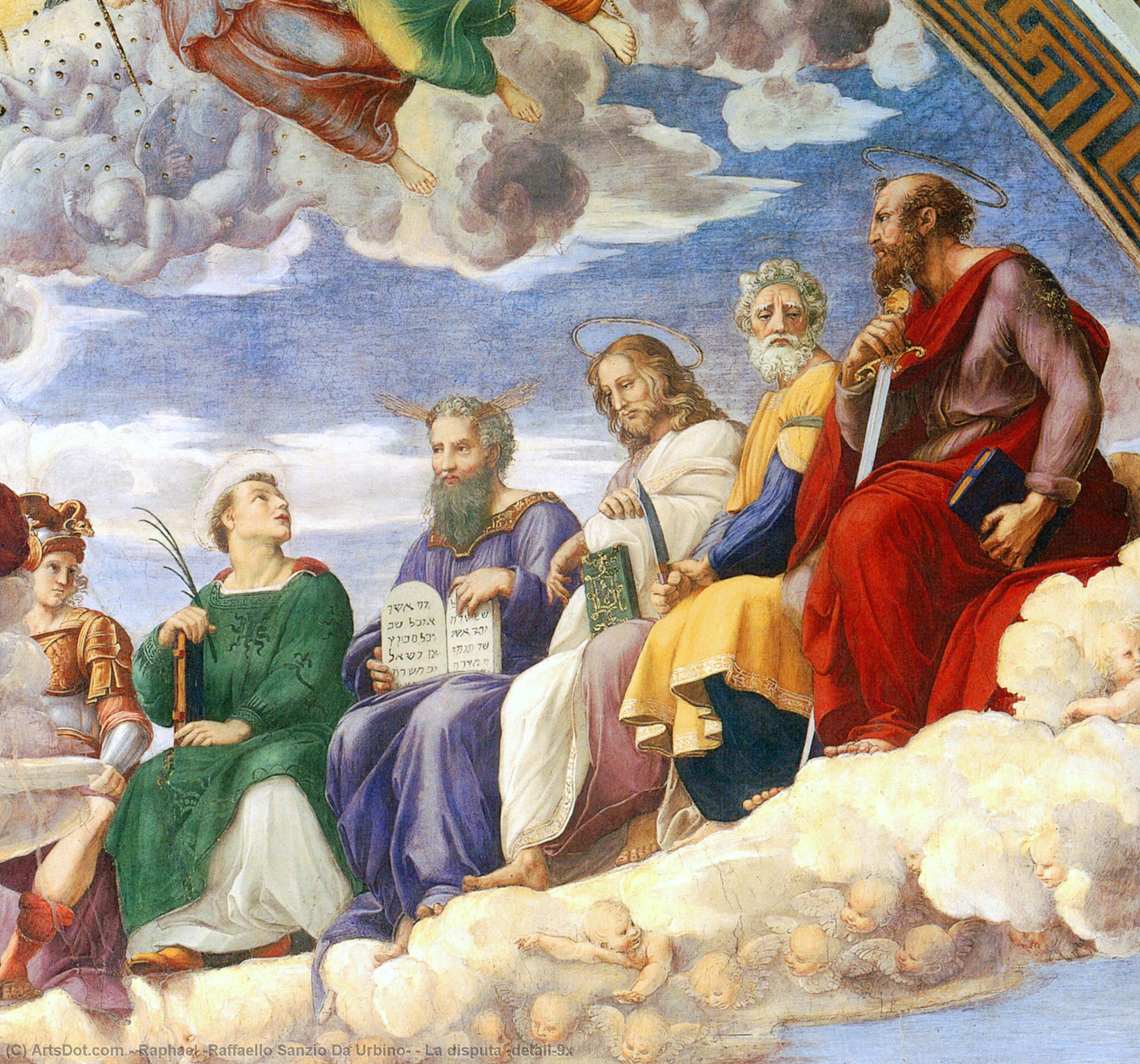 La Disputa (detail)9x — Raphael
