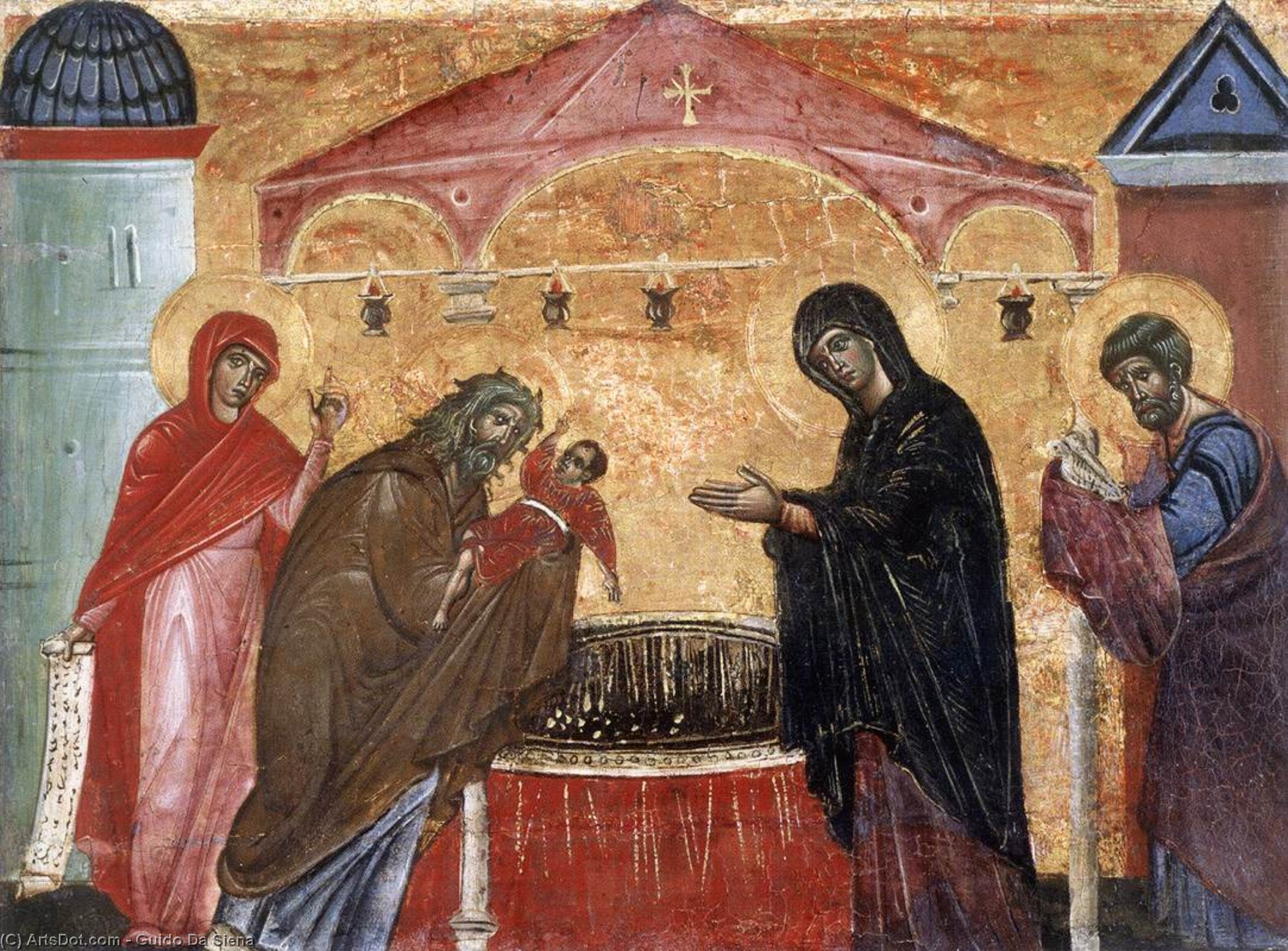Presentation Of Jesus At The Temple — Guido Da Siena