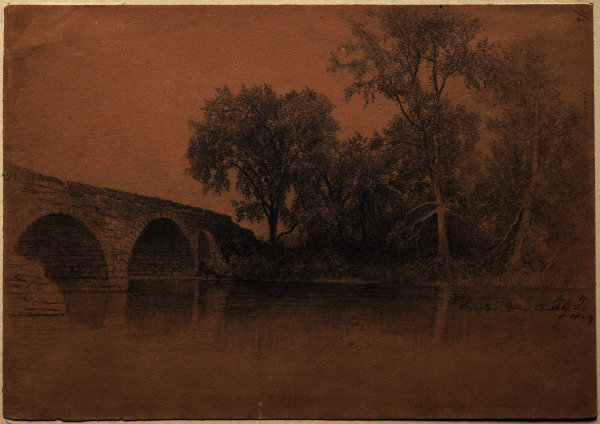 Bridge At Leeds, Green County — Homer Dodge Martin
