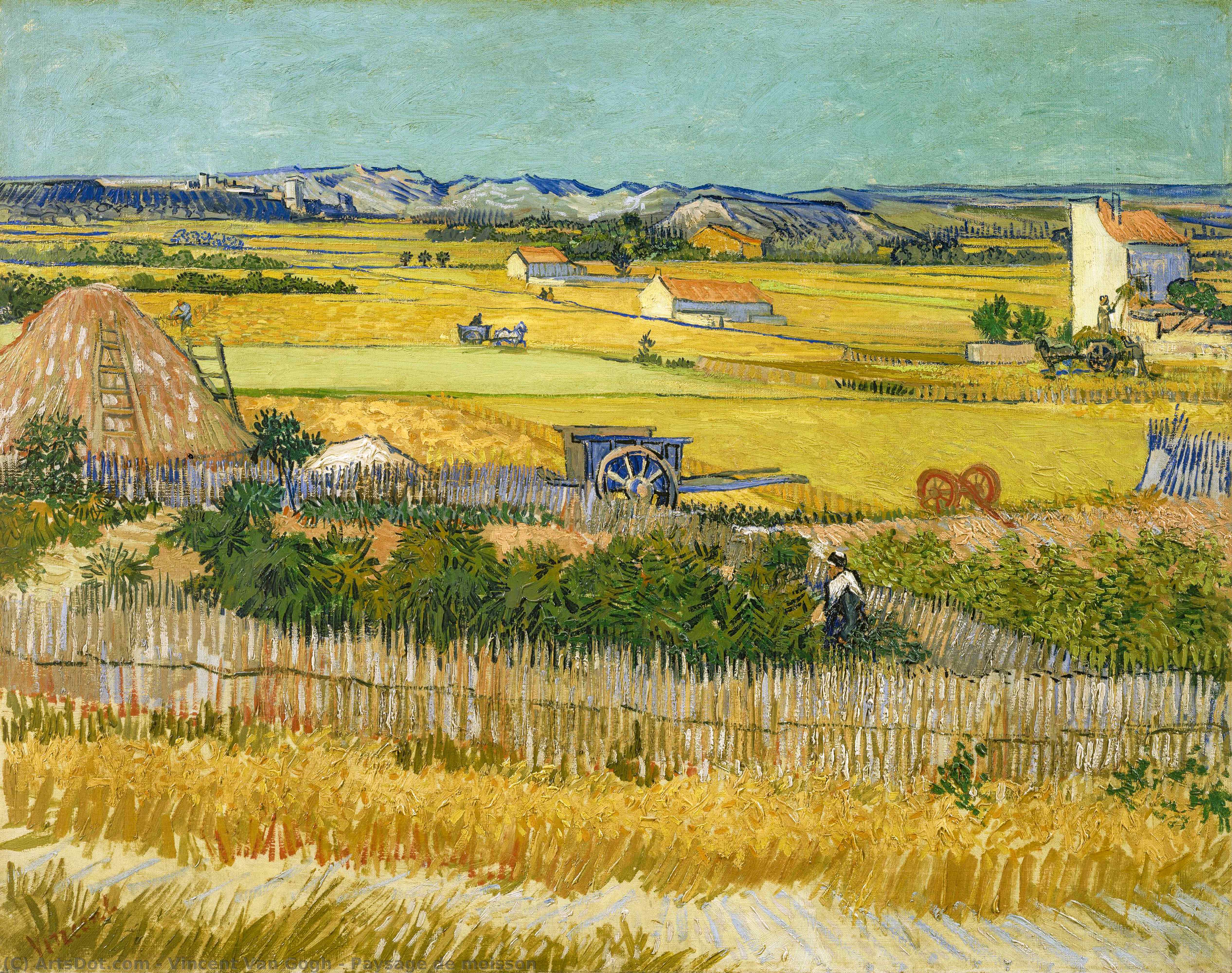 Paysage De Moisson — Vincent Willem Van Gogh