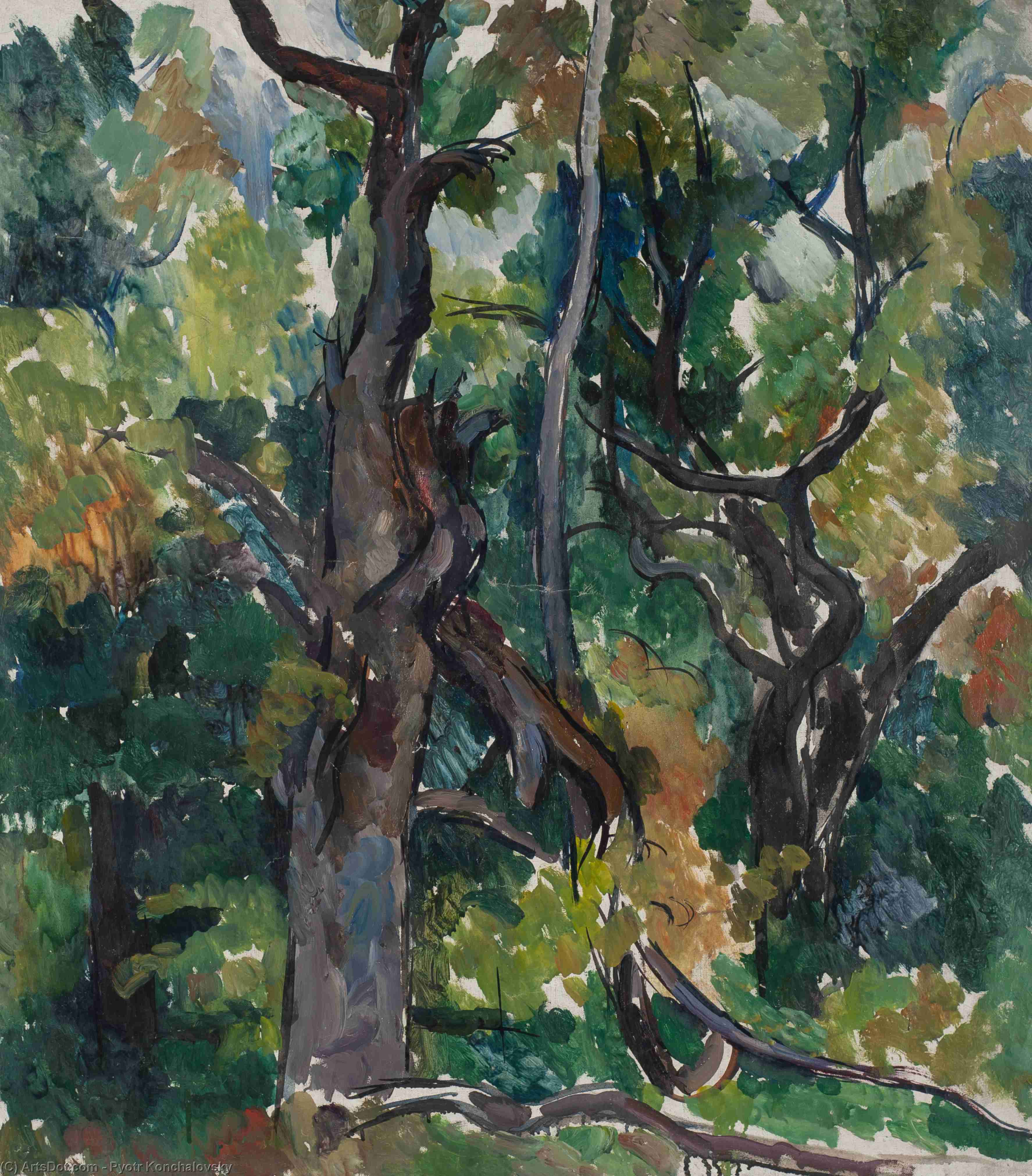 Oak Tree — Pyotr Konchalovsky