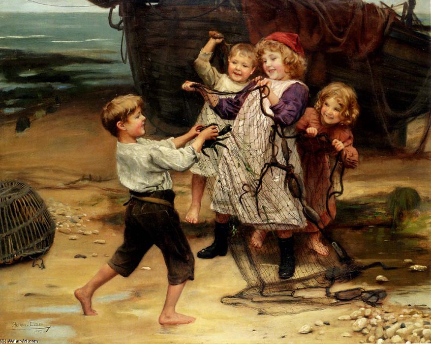 The Day's Catch — Arthur John Elsley