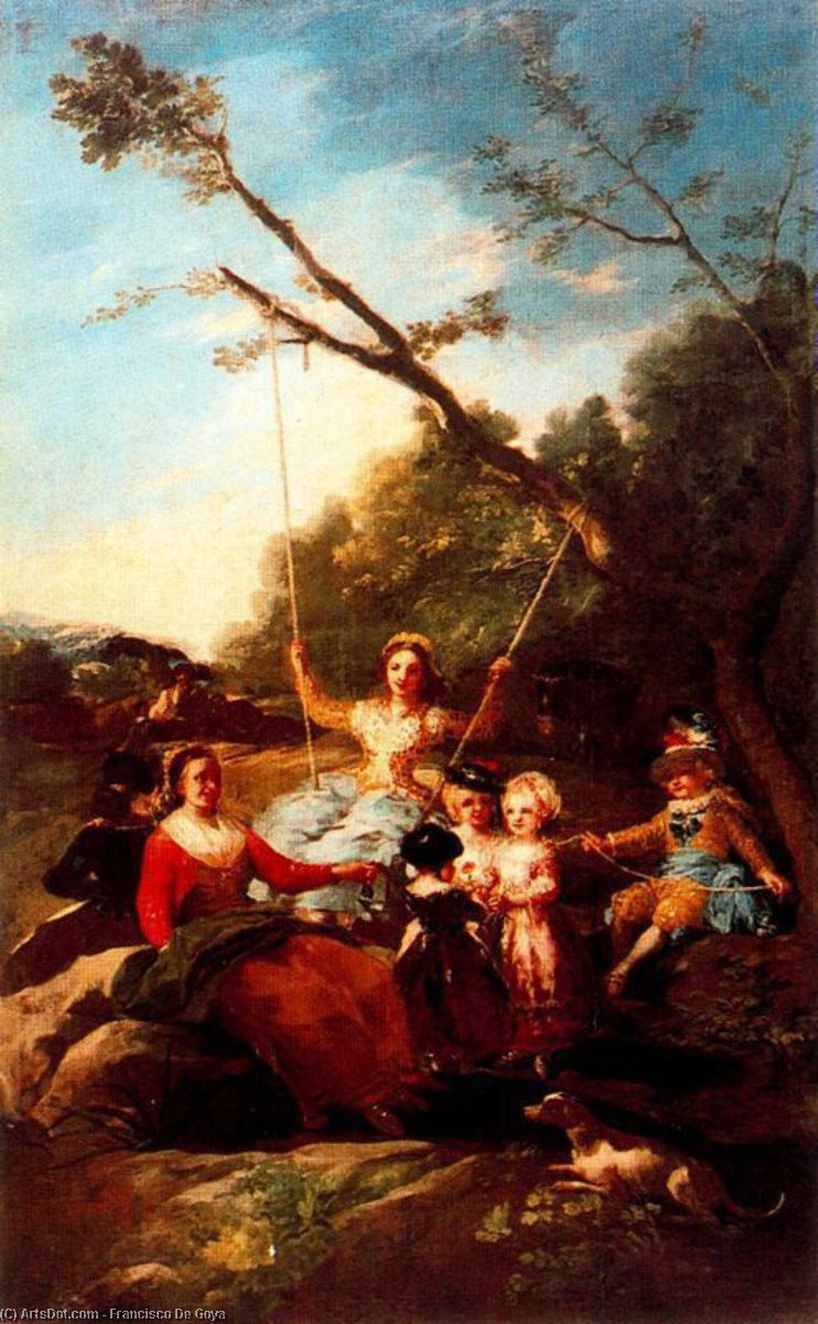 The Swing 1 — Francisco José De Goya Y Lucientes