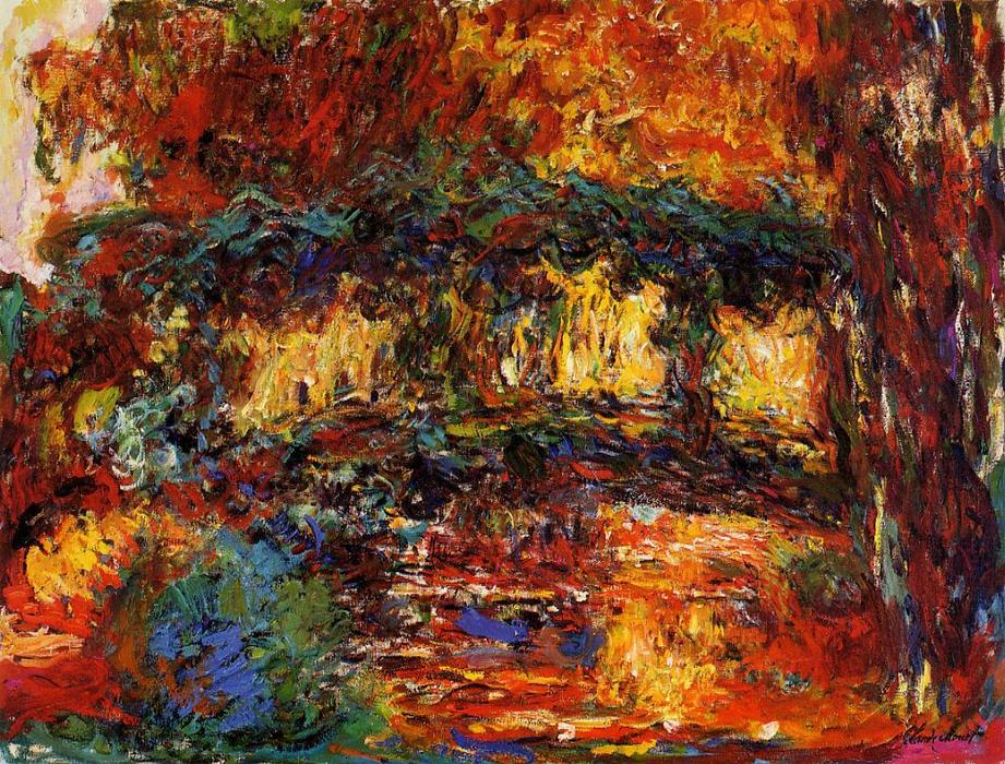 The Japanese Bridge — Claude Monet