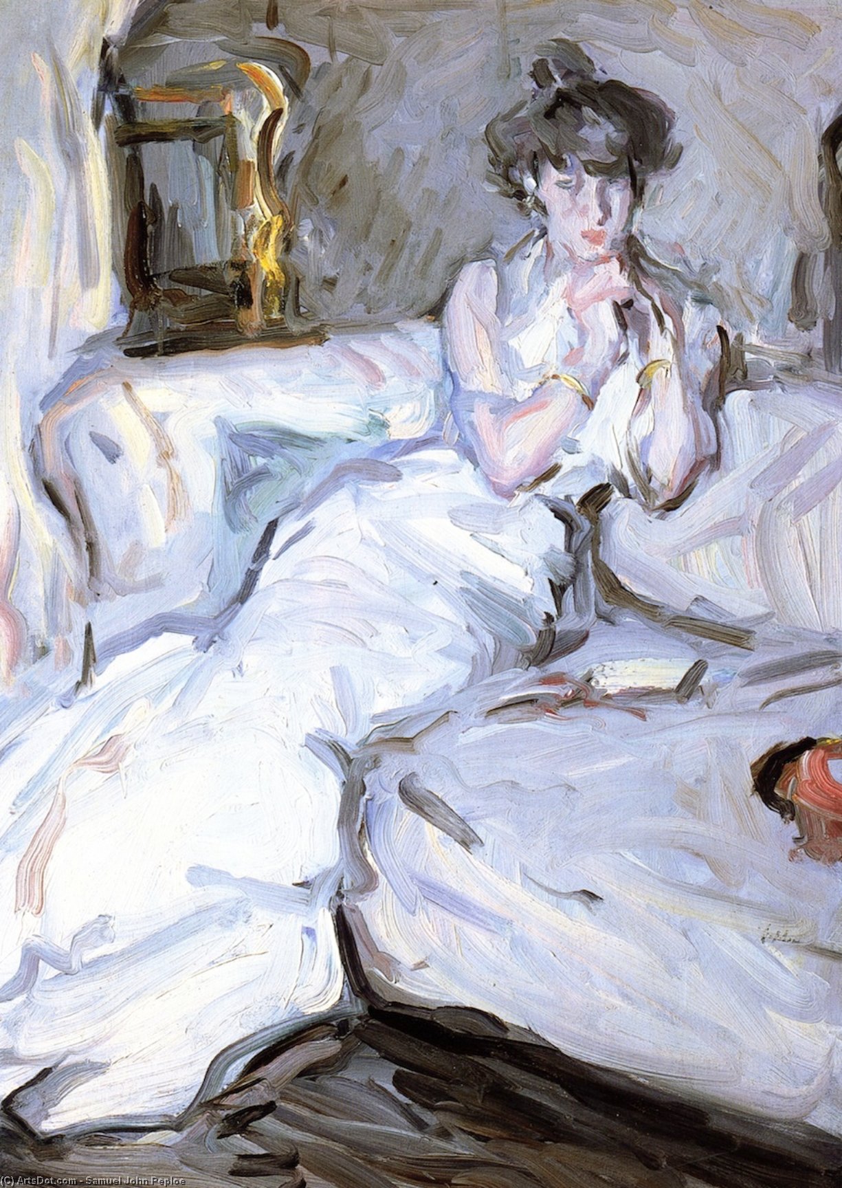 Girl In White — Samuel John Peploe
