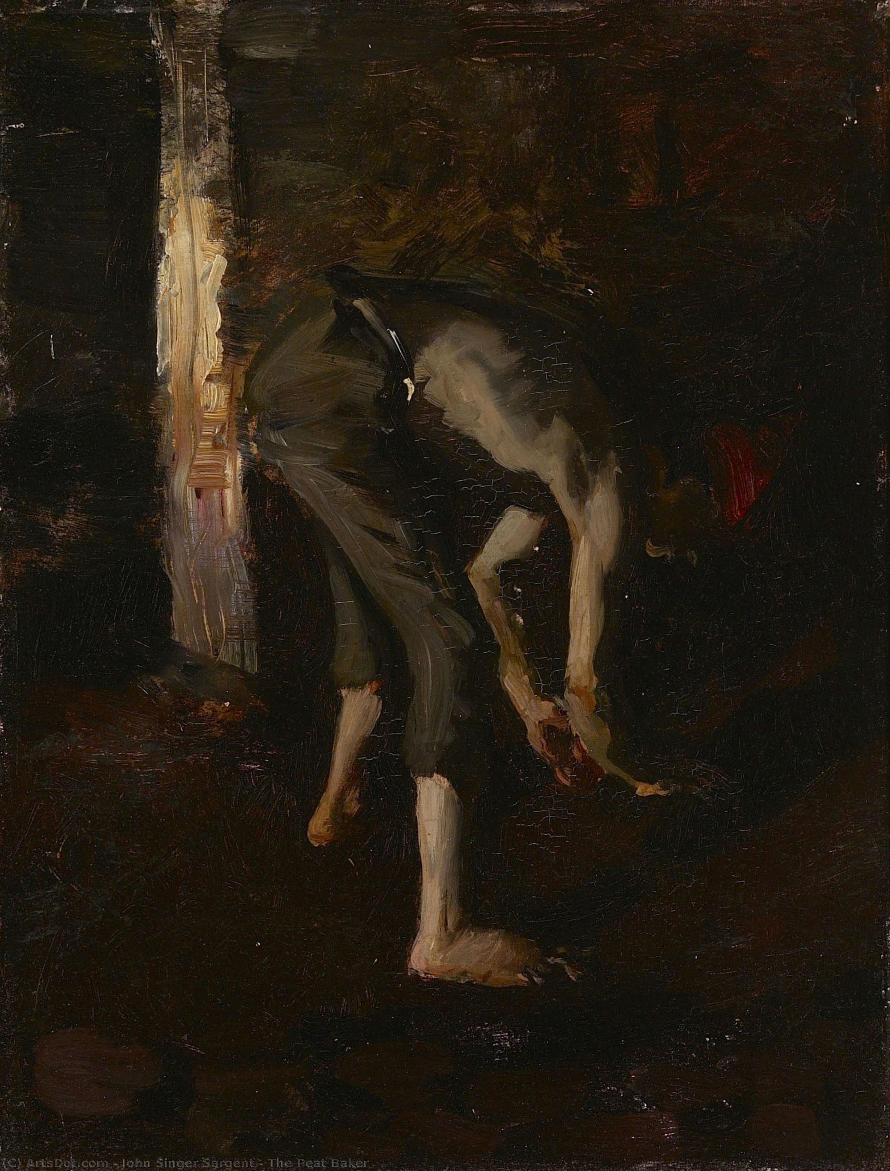 The Peat Baker — John Singer Sargent