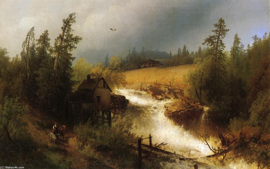 The Old Watermill — Herman Herzog