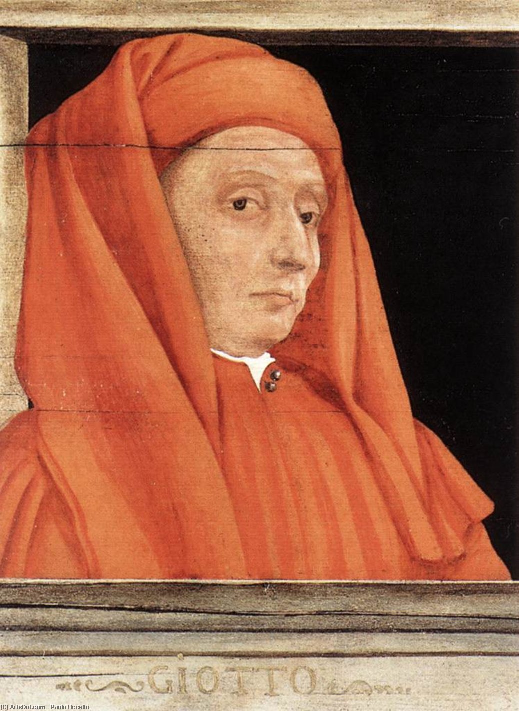 Five Famous Men (detail) — Paolo Uccello