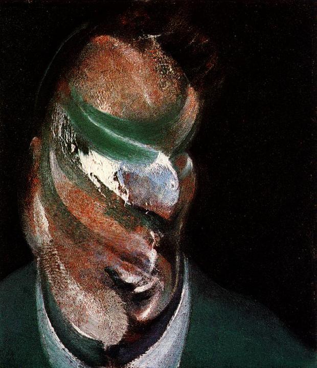 Study For Head Of Lucian Freud, 1967 — Francis Bacon