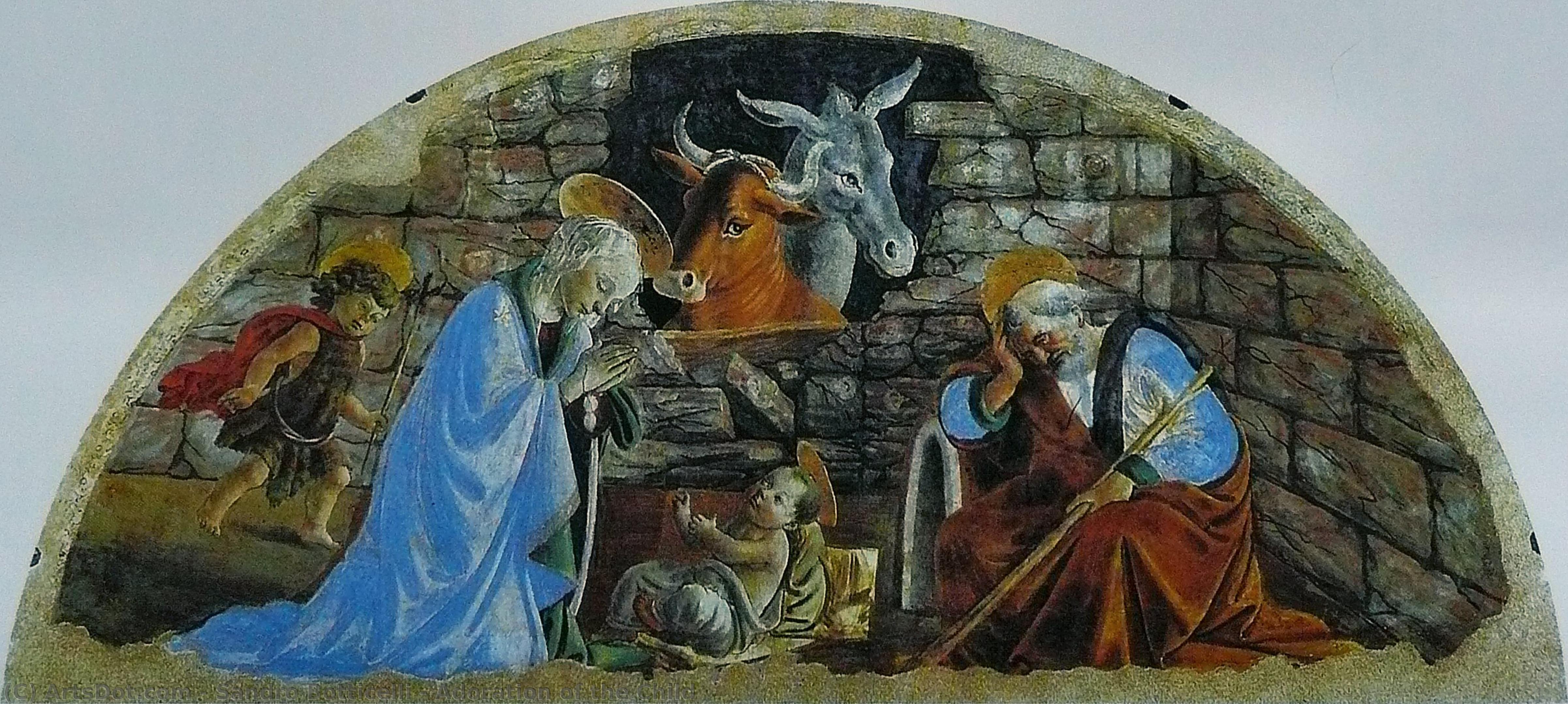 Adoration Of The Child — Sandro Botticelli